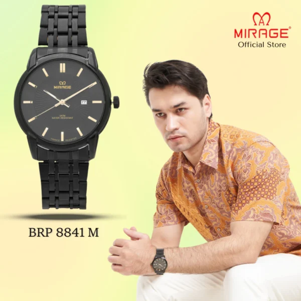 Jam Tangan Pria & Wanita Analog 8841 Full Black Original - Image 7