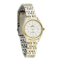 jam tangan wanita 8830 L Silver Gold Putih