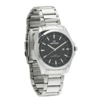Jam tangan 8832M Silver Plat hitam