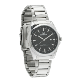 Jam tangan 8832M Silver Plat hitam